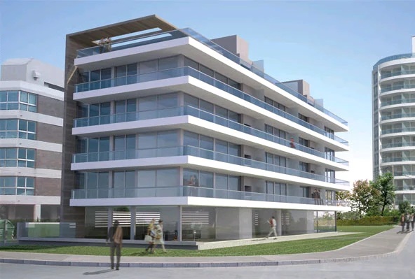 Render de edificio residencial